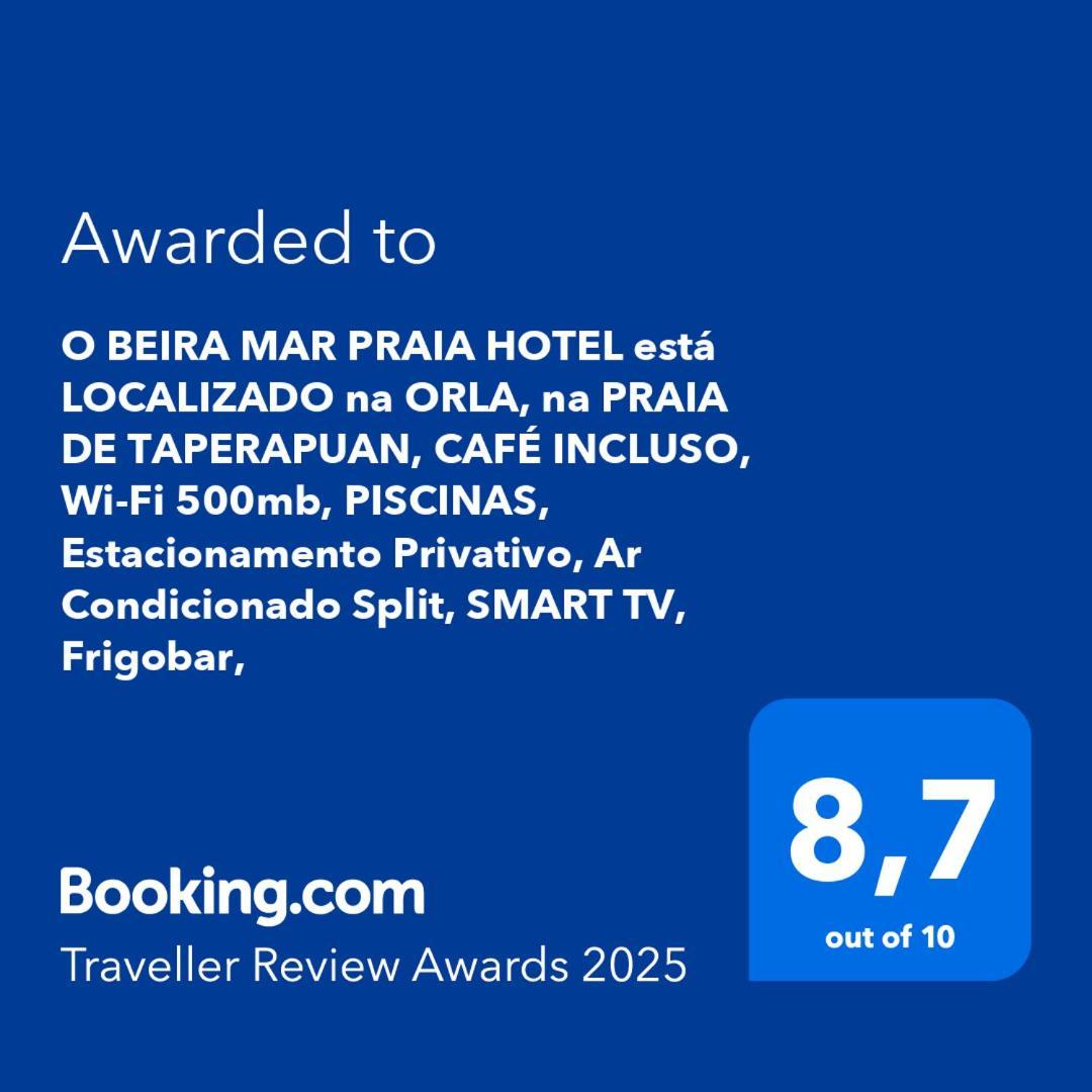 O Beira Mar Praia Hotel Esta Localizado Na Orla, Na Praia De Taperapuan, Cafe Incluso, Wi-Fi 500Mb, Piscinas, Estacionamento Privativo, Ar Condicionado Split, Smart Tv, Frigobar, Porto Seguro Kültér fotó